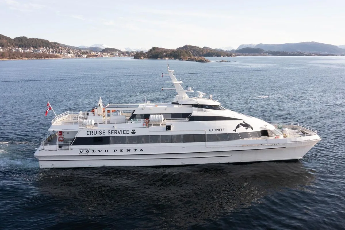 MS Gabriele at sea